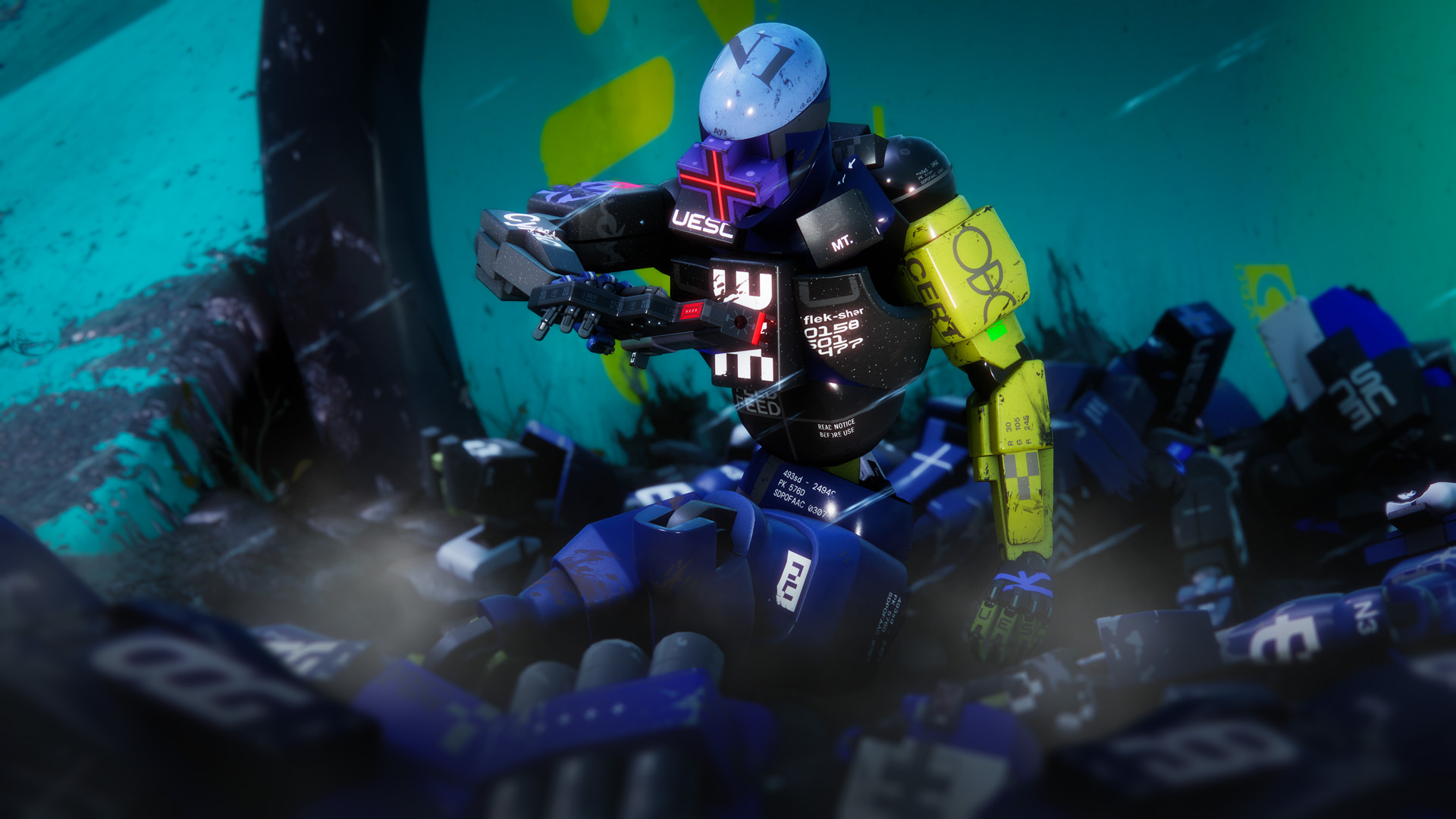 Marathon Rook character looting