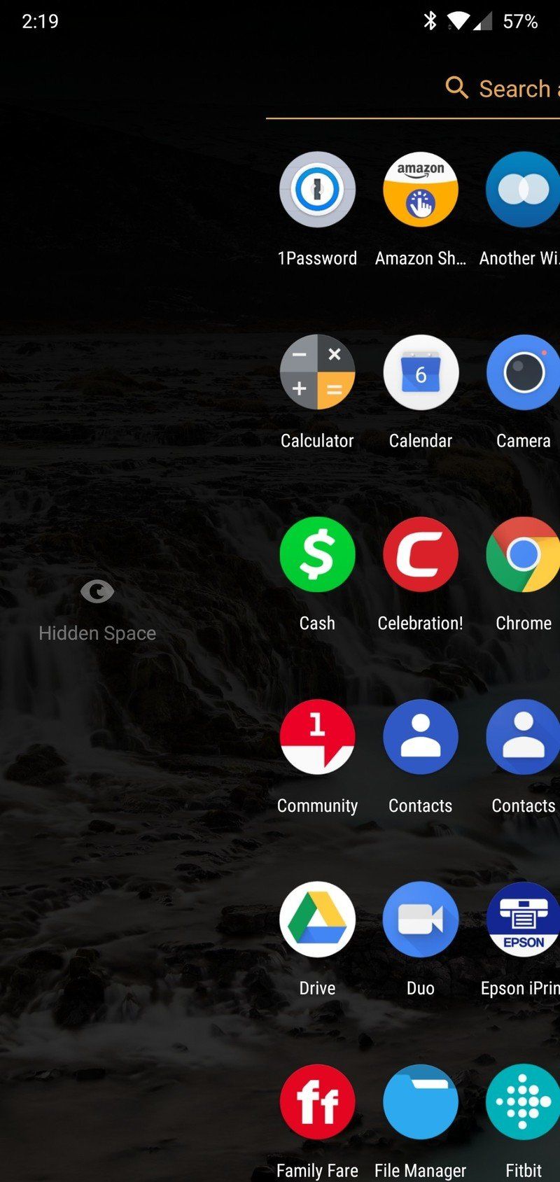 HIDDEN SPACE ANDROID visual data 3