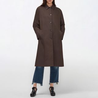 Brown cotton coat