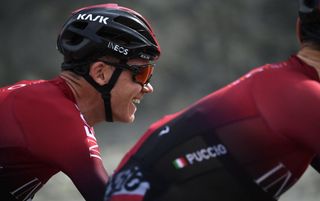 Chris Froome (Team Ineos) was happy to be back racing at the 2020 UAE Tour in February but will he be happy to stay with the team for the rest of the season and into next season?