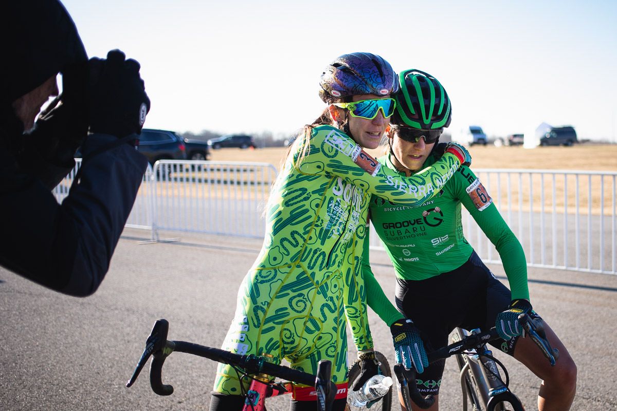 Runnels and Clouse after the race