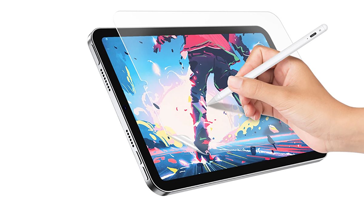 iPad Pro 12.9 Screen Protector PET Film for Drawing Anti-Glare and Paper Texture with Easy Installation Kit 2 Pack 2020 & 2018 Models PaperLike iPad Pro 12.9 Screen Protector 