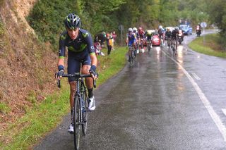 Marc Soler attacks on the Angliru during stage 20 at the Vuelta