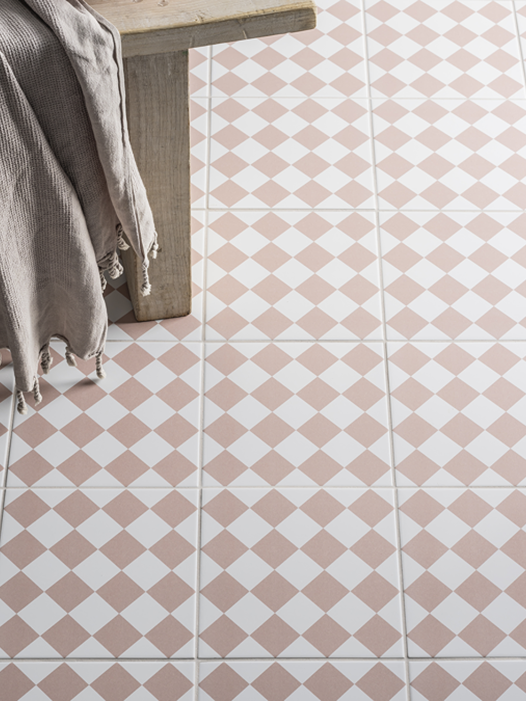 Checkerboard flooring