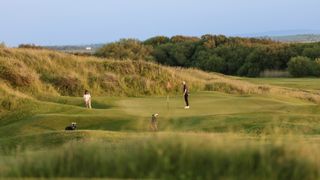 The 9 hole course at Burnham and Berrow