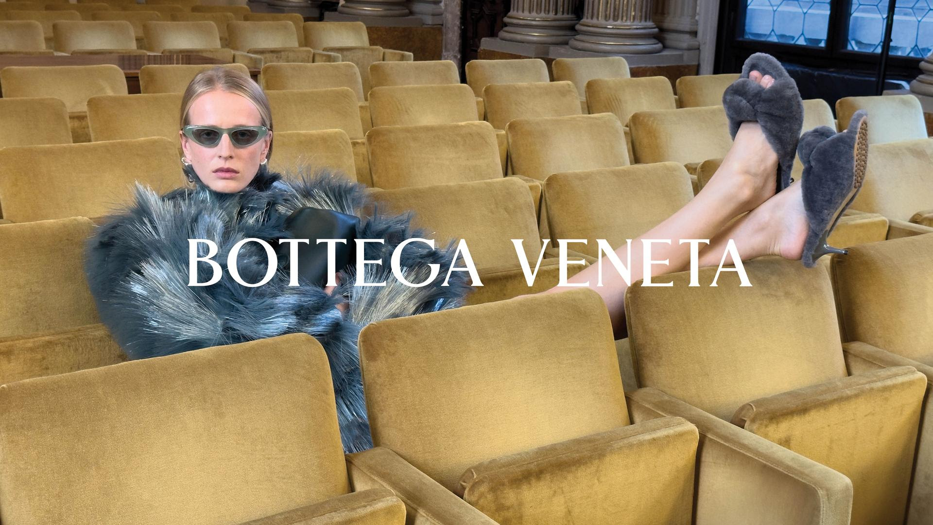 A shot from the new Bottega Veneta collection lensed by Juergen Teller