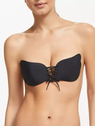 John Lewis Lace Up Stick-On Bra