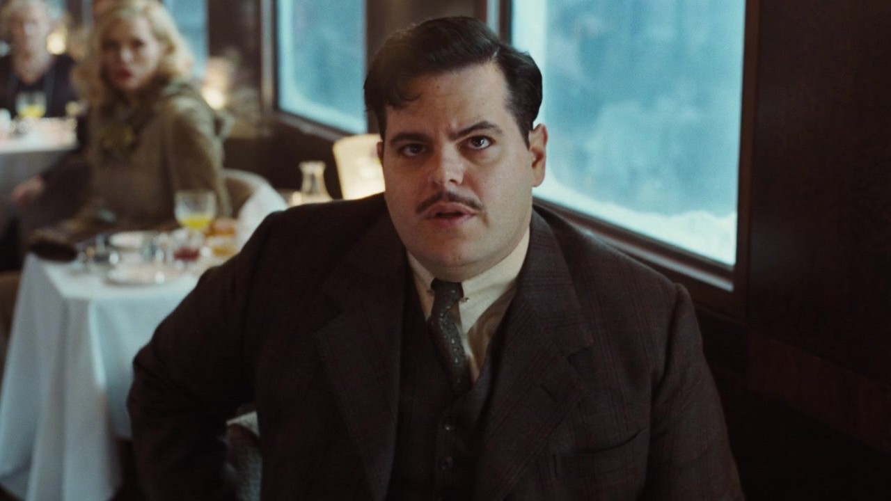 Josh Gad in Murder on the Orient Express. He was one of the stars of the original cast of The Book of Mormon.