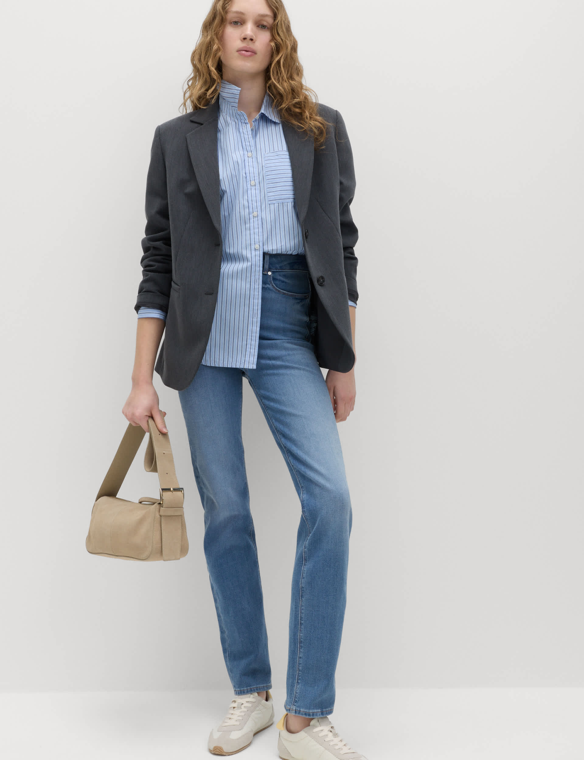 Magic Shaping High Waisted Straight Leg Jeans