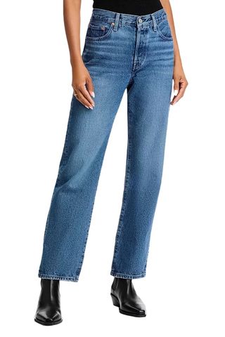 501 90s High Rise Straight Jeans in Not My News Channel