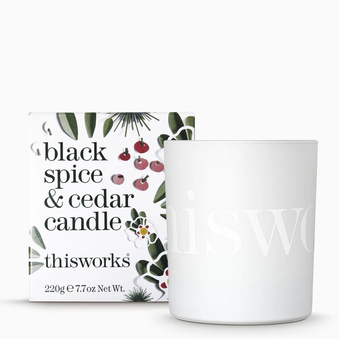 This Works Black Spice &amp;amp; Cedar Candle