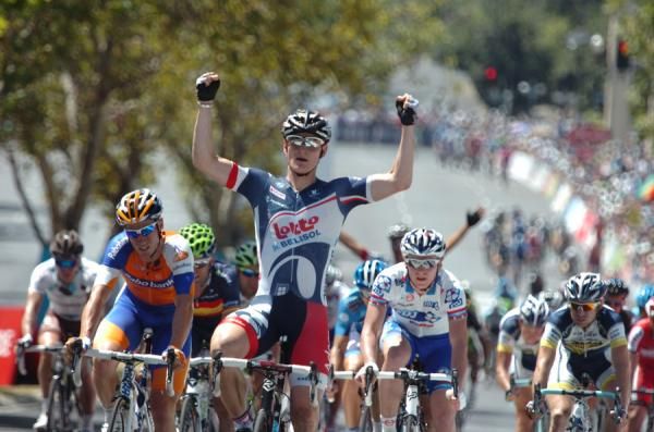 Andre Greipel was untouchable in bunch sprints in the Tour Down Under, and he showed that again today.