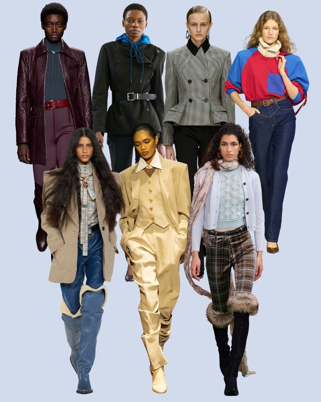 Models on the autumn/winter 2026 runway