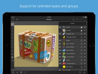 Bez supports unlimited layers and groups