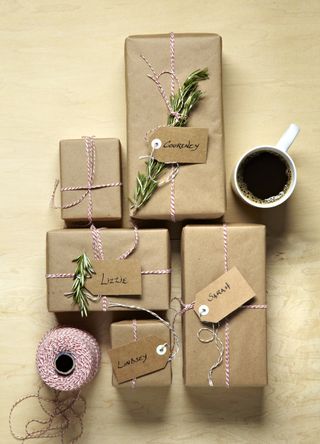 Brown wrapping paper