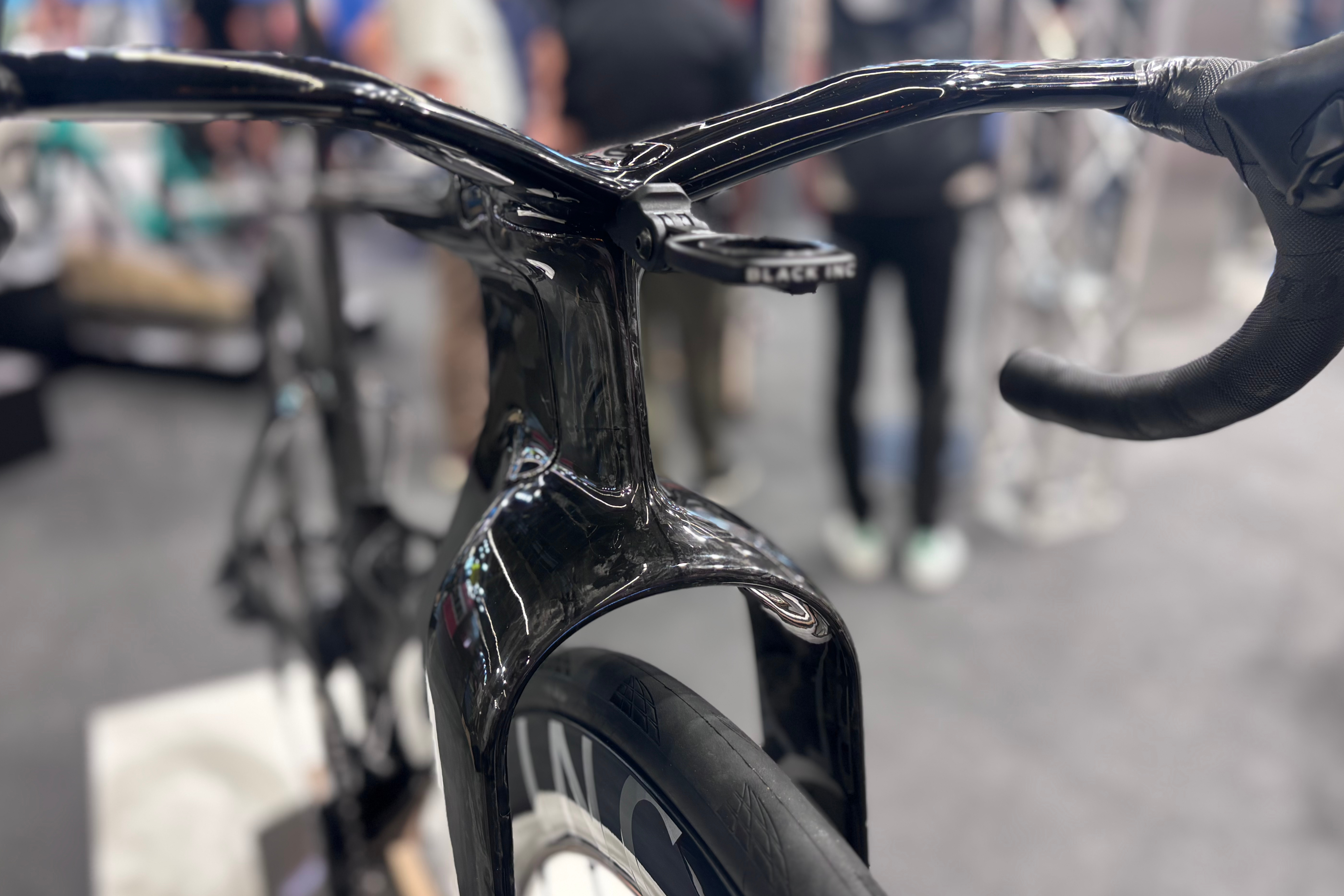 Detail of Factor's new aero bike