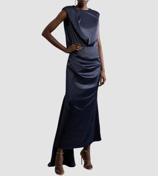 Image of dark grey Karen Millen dress