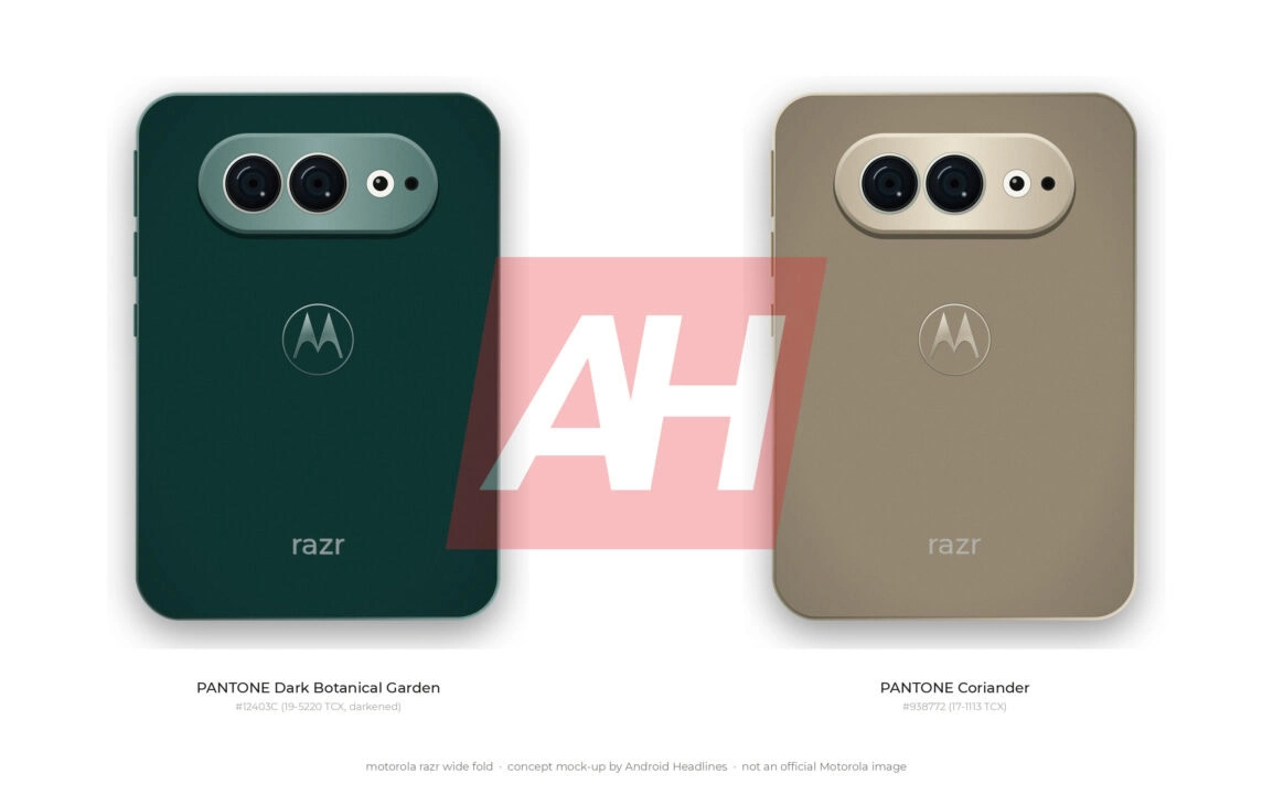 Motorola Razr Flex foldable render
