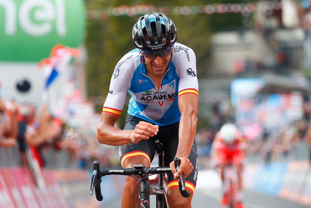 Ruben Plaza (Israel Cycling Academy) fought hard for second on stage 18 at the Giro