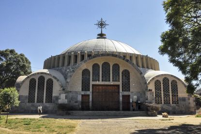 The Church of St. Mary of Zion in Axum.