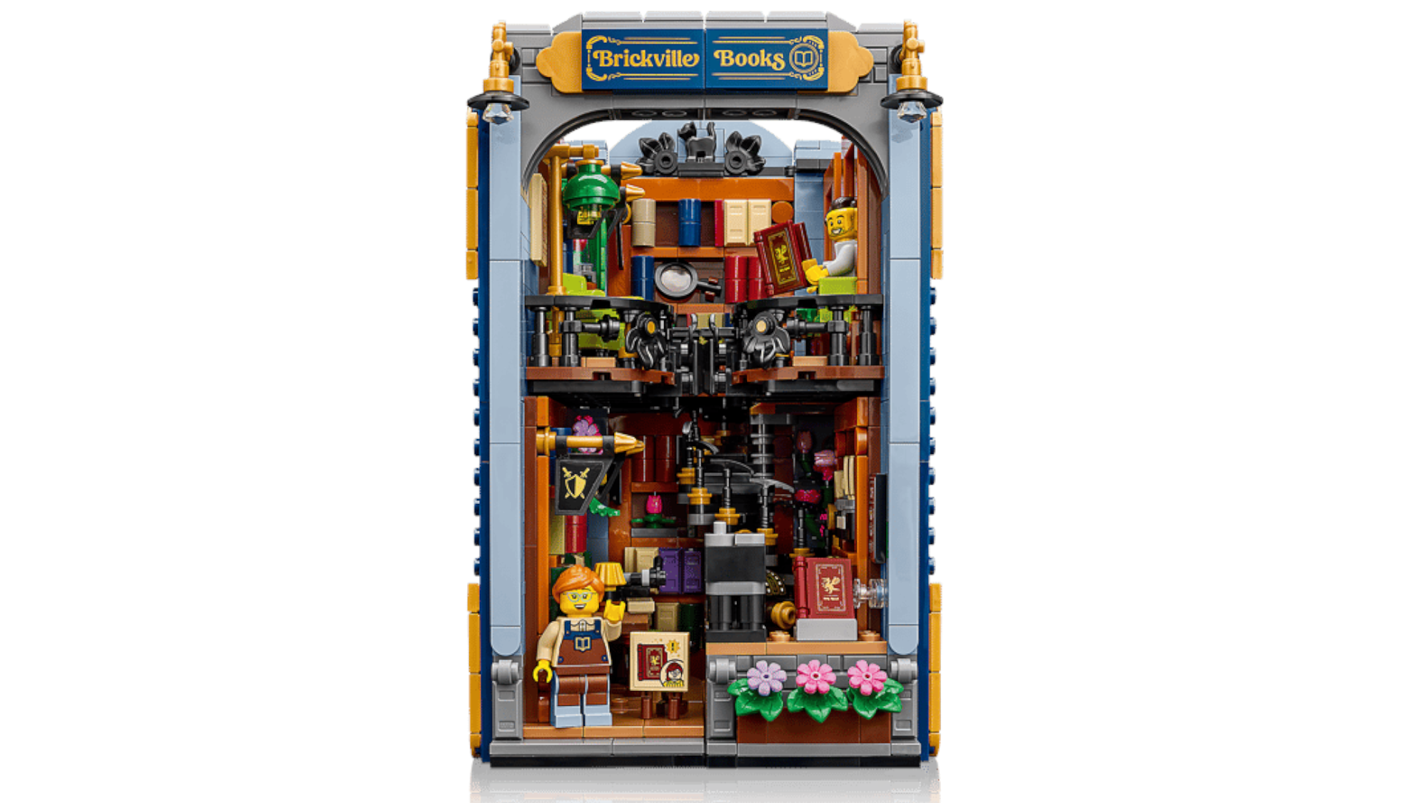 The Lego Bookstore: Book Nook folded closed
