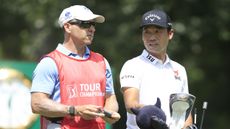 Kevin Na and caddie Kenny Harms