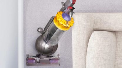 Dyson Ball vacuum cleaner vacuuming floor