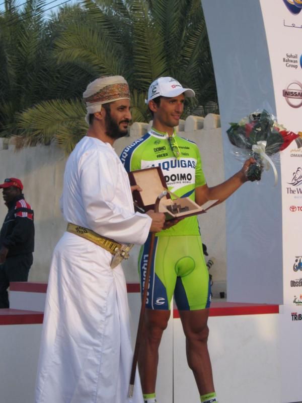 Bennati on the podium