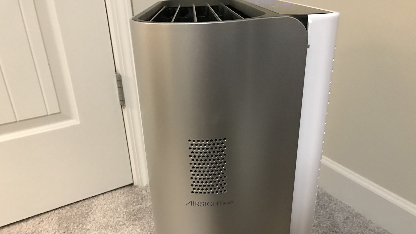 Close up of vent on side of Levoit EverestAir air purifier