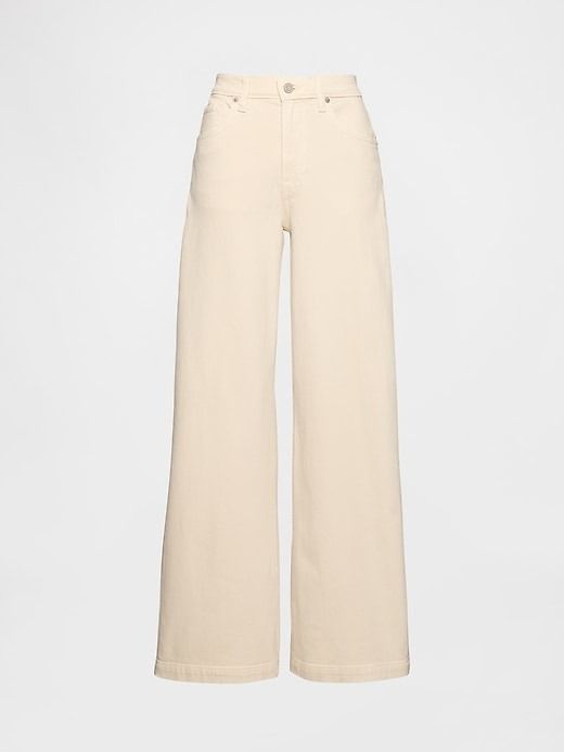Gap, High Rise Stride Wide-Leg Jeans