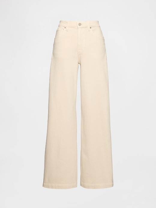 Gap, High Rise Stride Wide-Leg Jeans
