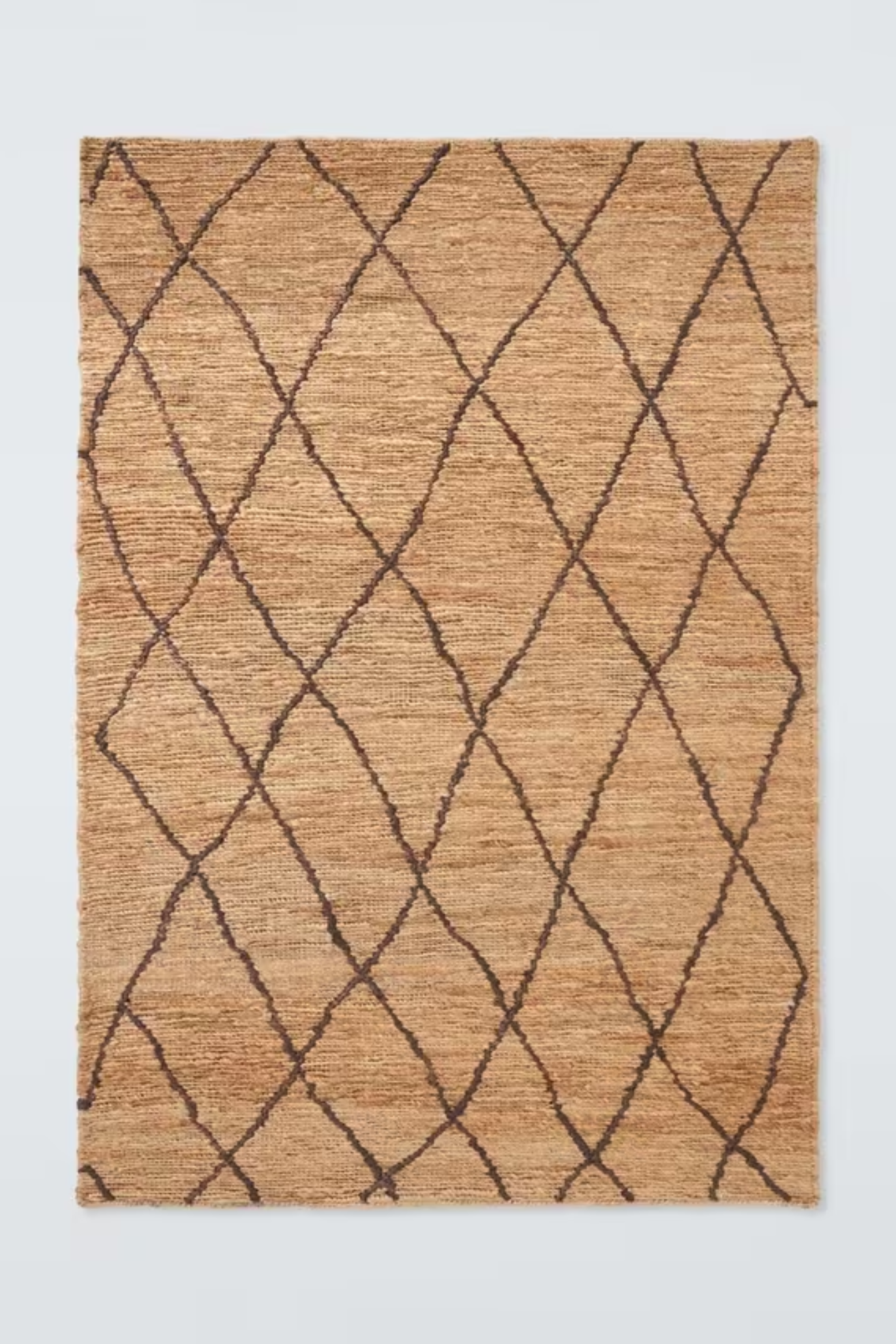 A jute rug