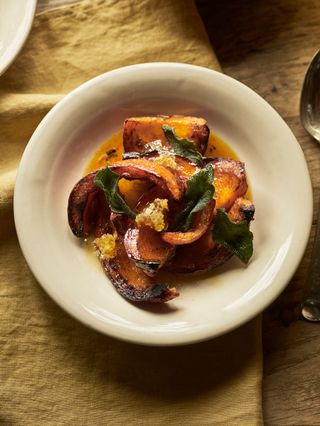 Roasted squash by Skye Gyngell for New Year's recipes