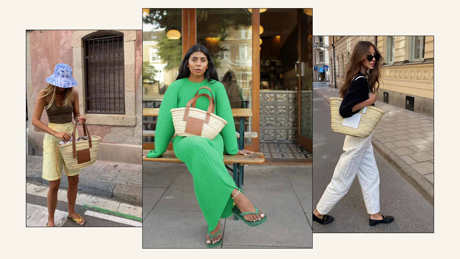 Loewe's Raffia Tote Is The Ultimate Summer Bag | Who What Wear