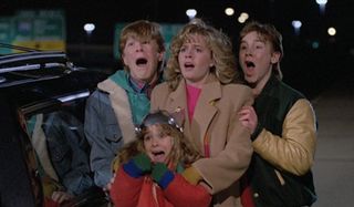 Adventures In Babysitting Elizabeth Shue freaking out with the kids