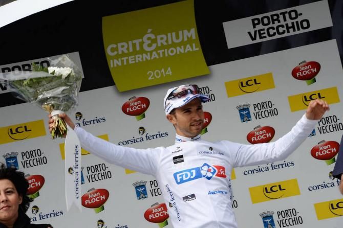 Nacer Bouhanni in the white jersey