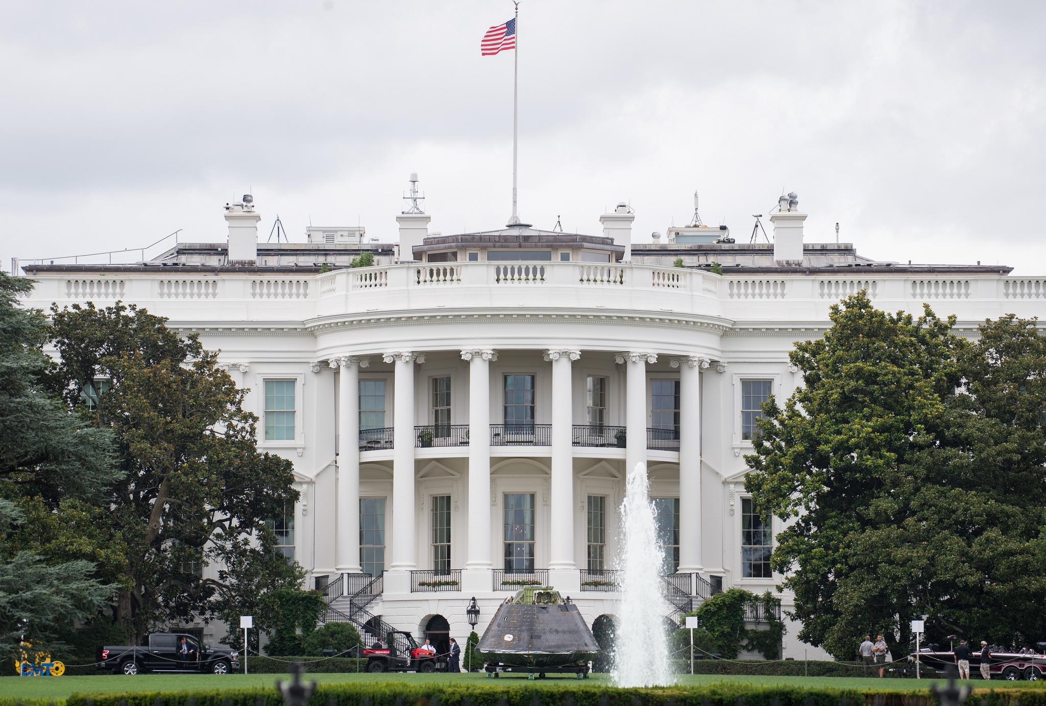 Orion capsule at White House