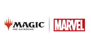 The Magic: The Gathering and Marvel logos.