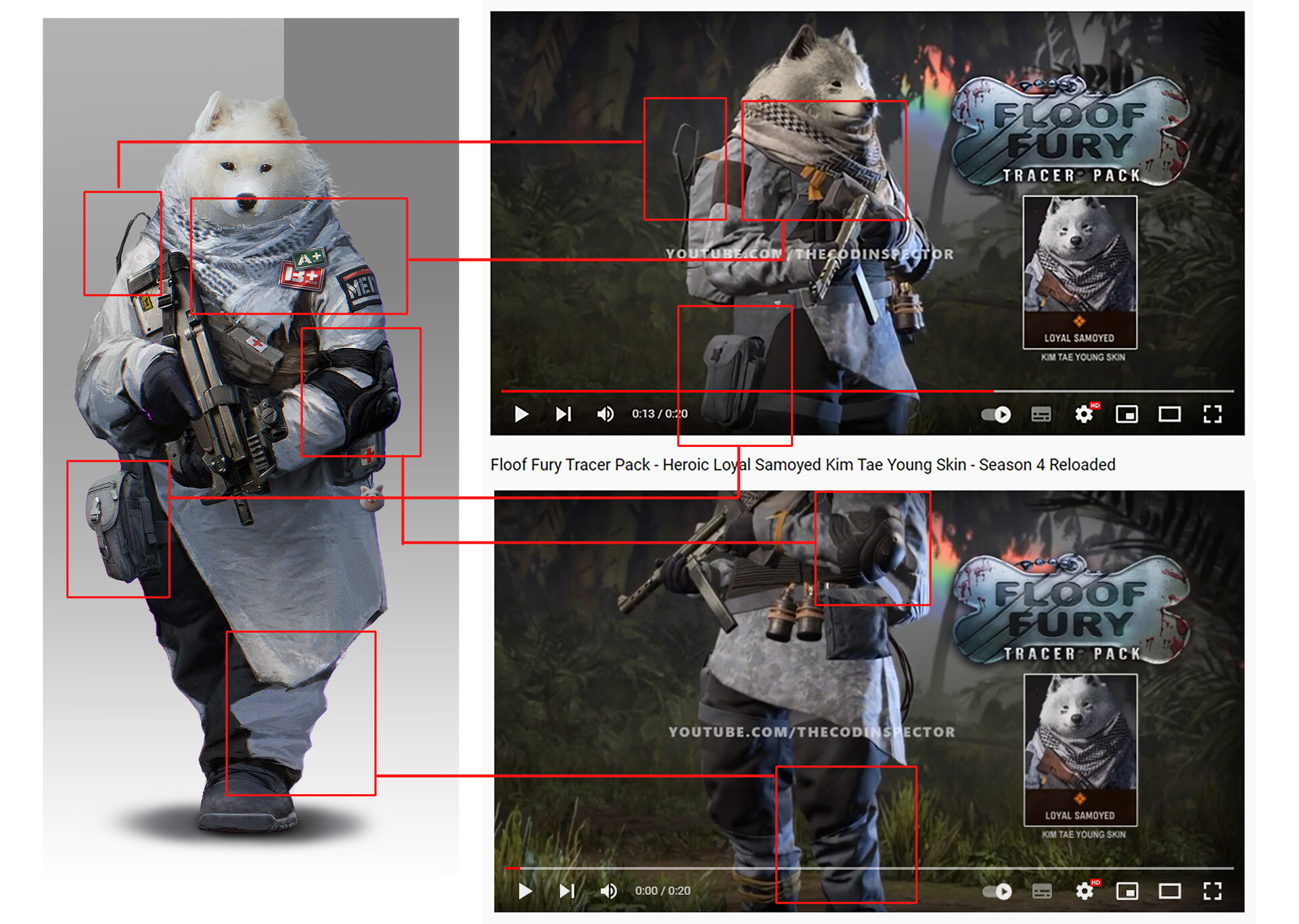 Call of Duty Floof Fury character design