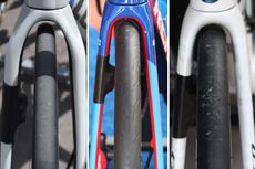 Three tyres at the Tour de France