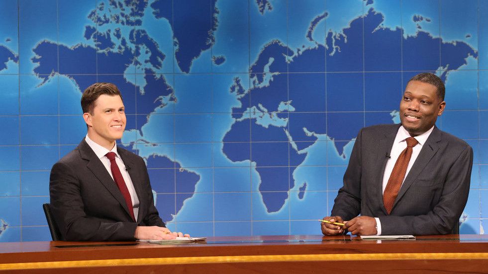 Colin Jost and Michael Che on Saturday Night Live