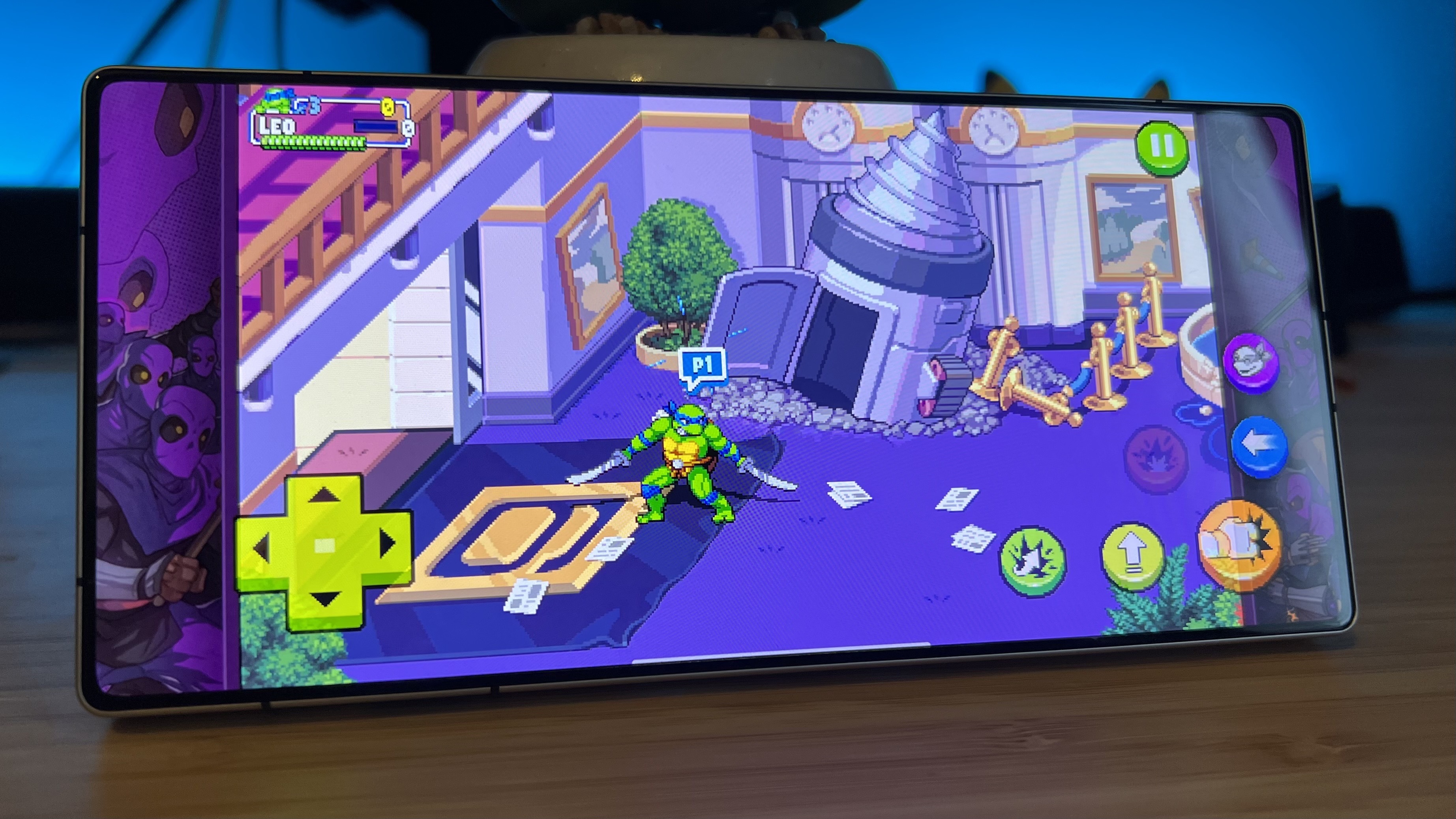 RedMagic 11 Pro gaming phone running TMNT Shredder&#039;s Revenge