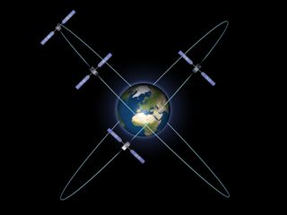 Four-Satellite Galileo Constellation