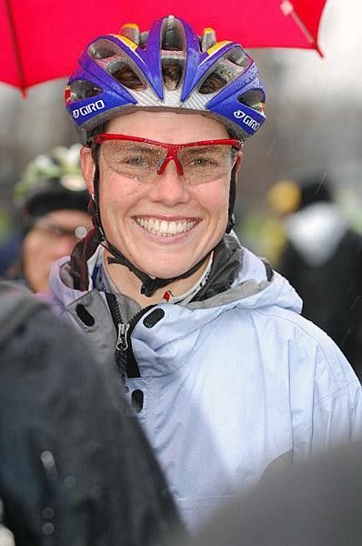 A smiling Georgia Gould