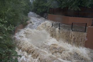 Bear Creek flood in Boulder