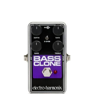 An Electro-Harmonix Bass Clone bass chorus pedal