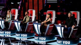 Kelly Clarkson, John Legend, Ariana Grande and Blake Shelton are judges on The Voice