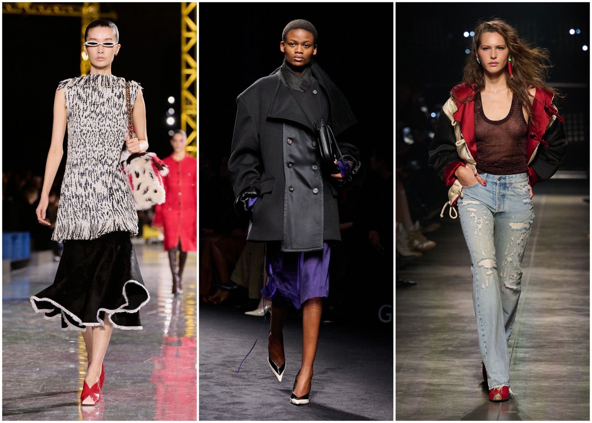 two-tone heels on the fall 2026 runways of chanel, ferragamo, and isabel marant