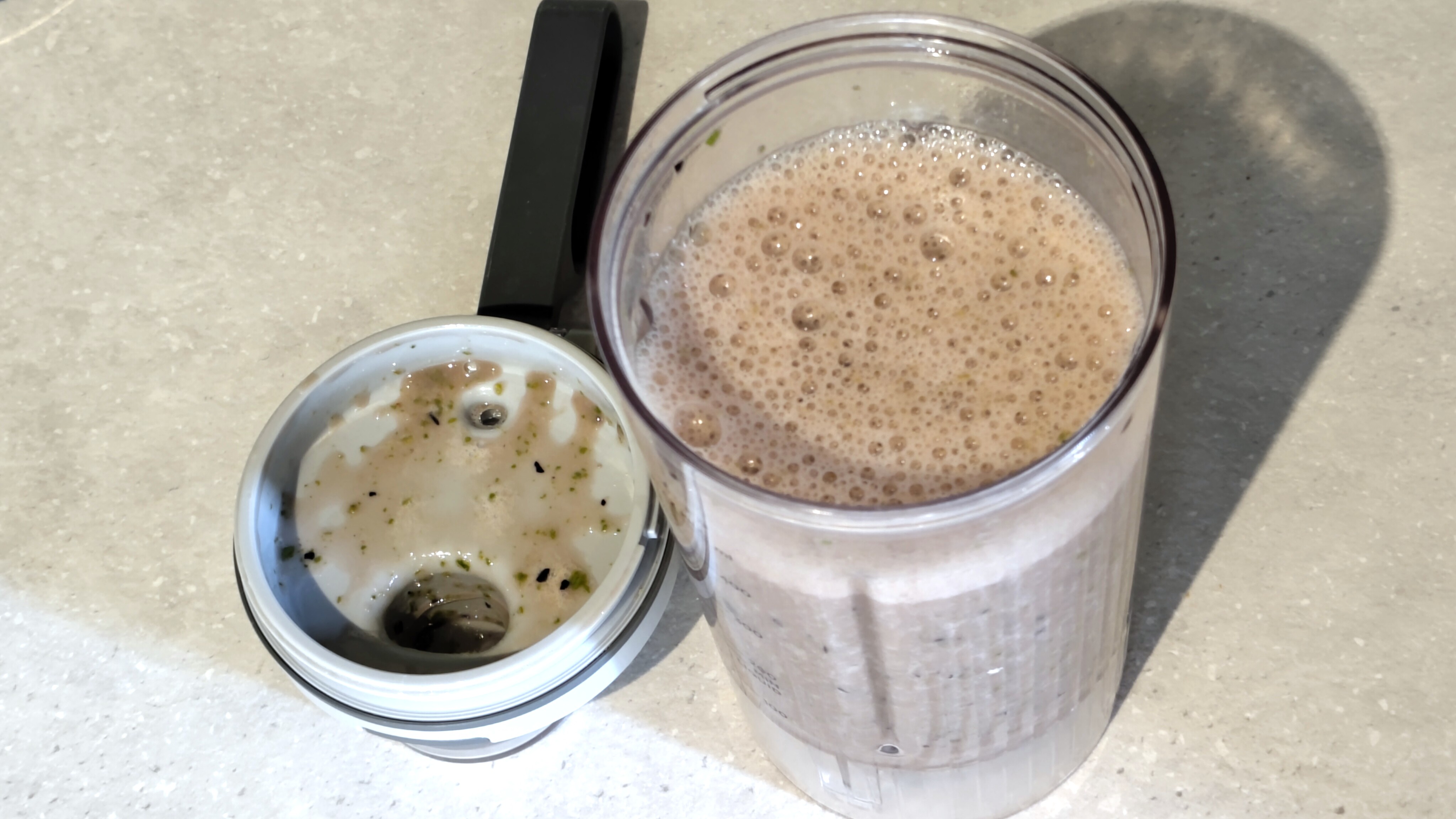 Smoothie prepared using Ninja Blast Max blender