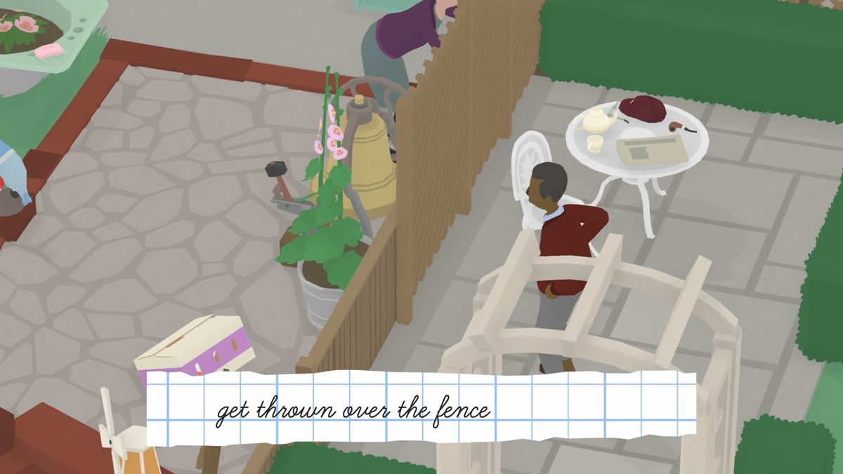 How to get thrown over the fence in Untitled Goose Game GamesRadar+